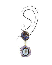 Fields of Provence 18K One of a Kind Earrings Bespoke Earrings Jan Leslie Jan Leslie