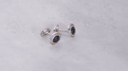 Rainbow Pave' Onyx Sterling Cufflinks