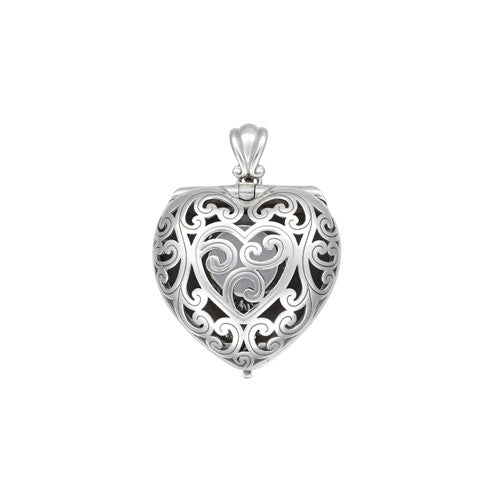 Heart-Shaped Engagement Ring Locket - Jan Leslie Cufflinks and Accessories