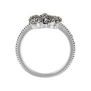 Bottom view of the Octopus Ring: The Stardust Pav̩ Jewelry Collection by Jan Leslie