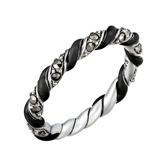 Thin Reef Ribbon Ring: The Stardust Pav̩ Jewelry Collection by Jan Leslie