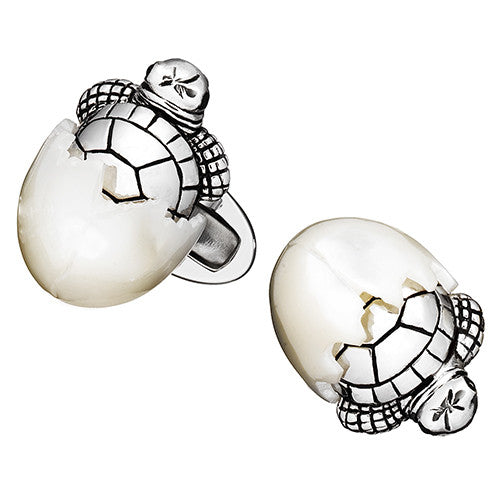 Hatching Baby Turtle Cufflinks - Jan Leslie Cufflinks and Accessories